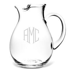 Monogrammed Classic Pitcher
